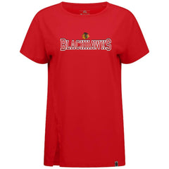 NHL Red Chicago Blackhawks Levelwear Women's Influx Journey T-Shirt
