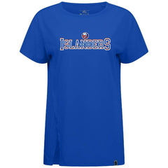 NHL Royal New York Islanders Levelwear Women's Influx Journey T-Shirt