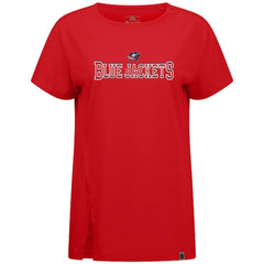 NHL Red Columbus Blue Jackets Levelwear Women's Influx Journey T-Shirt