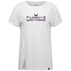 NHL White Washington Capitals Levelwear Women's Influx Journey T-Shirt