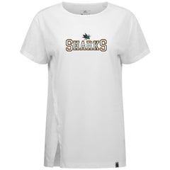 NHL White San Jose Sharks Levelwear Women's Influx Journey T-Shirt