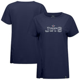NHL Navy Winnipeg Jets Levelwear Women's Influx Journey T-Shirt