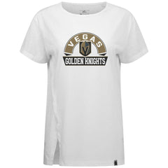 NHL White Vegas Golden Knights Levelwear Women's Influx Banner Arch T-Shirt