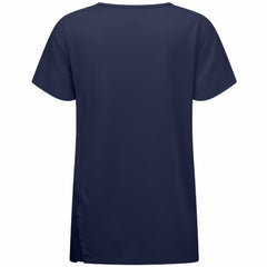 NHL Navy Edmonton Oilers Levelwear Women's Influx Banner Arch T-Shirt