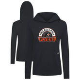 NHL Black Philadelphia Flyers Levelwear Women's Relay Banner Arch Pullover Hoodie