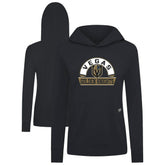 NHL Black Vegas Golden Knights Levelwear Women's Relay Banner Arch Pullover Hoodie