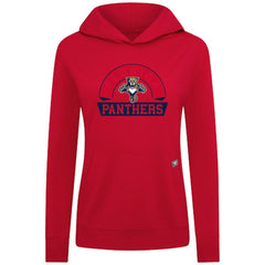 NHL Red Florida Panthers Levelwear Women's Relay Banner Arch Pullover Hoodie