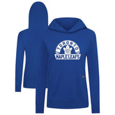 NHL Royal Toronto Maple Leafs Levelwear Women's Relay Banner Arch Pullover Hoodie
