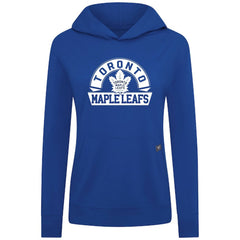 NHL Royal Toronto Maple Leafs Levelwear Women's Relay Banner Arch Pullover Hoodie