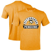 NHL Gold Pittsburgh Penguins Levelwear Richmond Banner Arch T-Shirt