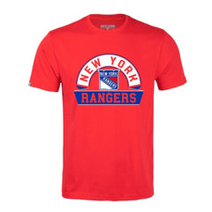 NHL Red New York Rangers Levelwear Richmond Banner Arch T-Shirt