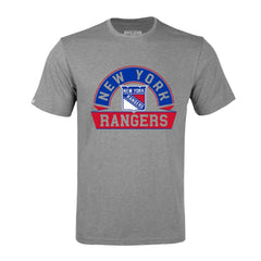 NHL Gray New York Rangers Levelwear Richmond Banner Arch T-Shirt