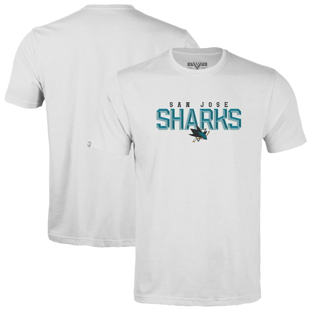 NHL White San Jose Sharks Levelwear Richmond Carve T-Shirt