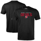 NHL Black New Jersey Devils Levelwear Richmond Carve T-Shirt