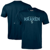 NHL Navy Seattle Kraken Levelwear Richmond Carve T-Shirt