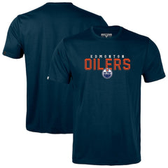 NHL Navy Edmonton Oilers Levelwear Richmond Carve T-Shirt