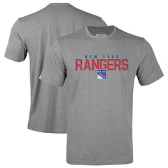 NHL Gray New York Rangers Levelwear Richmond Carve T-Shirt