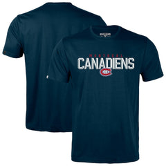 NHL Navy Montreal Canadiens Levelwear Richmond Carve T-Shirt