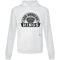 NHL White Los Angeles Kings Levelwear Relay Banner Arch Pullover Hoodie