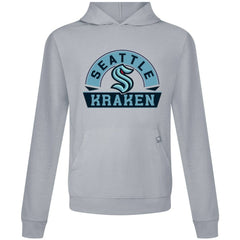 NHL Gray Seattle Kraken Levelwear Relay Banner Arch Pullover Hoodie