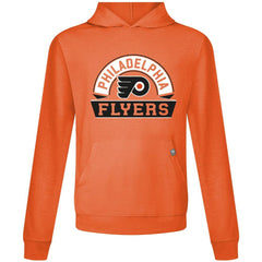 NHL Orange Philadelphia Flyers Levelwear Relay Banner Arch Pullover Hoodie