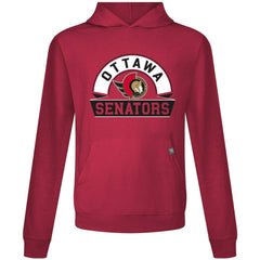NHL Red Ottawa Senators Levelwear Relay Banner Arch Pullover Hoodie