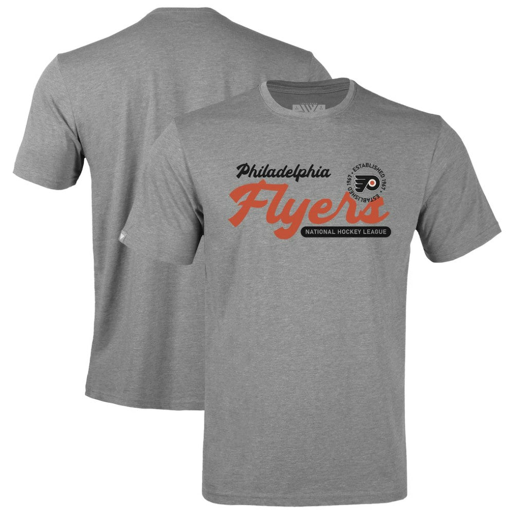NHL Gray Philadelphia Flyers Levelwear Youth Little Richmond Monument T-Shirt