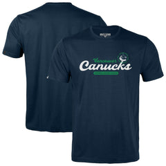 NHL Navy Vancouver Canucks Levelwear Youth Little Richmond Monument T-Shirt
