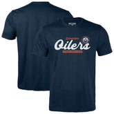 NHL Navy Edmonton Oilers Levelwear Youth Little Richmond Monument T-Shirt