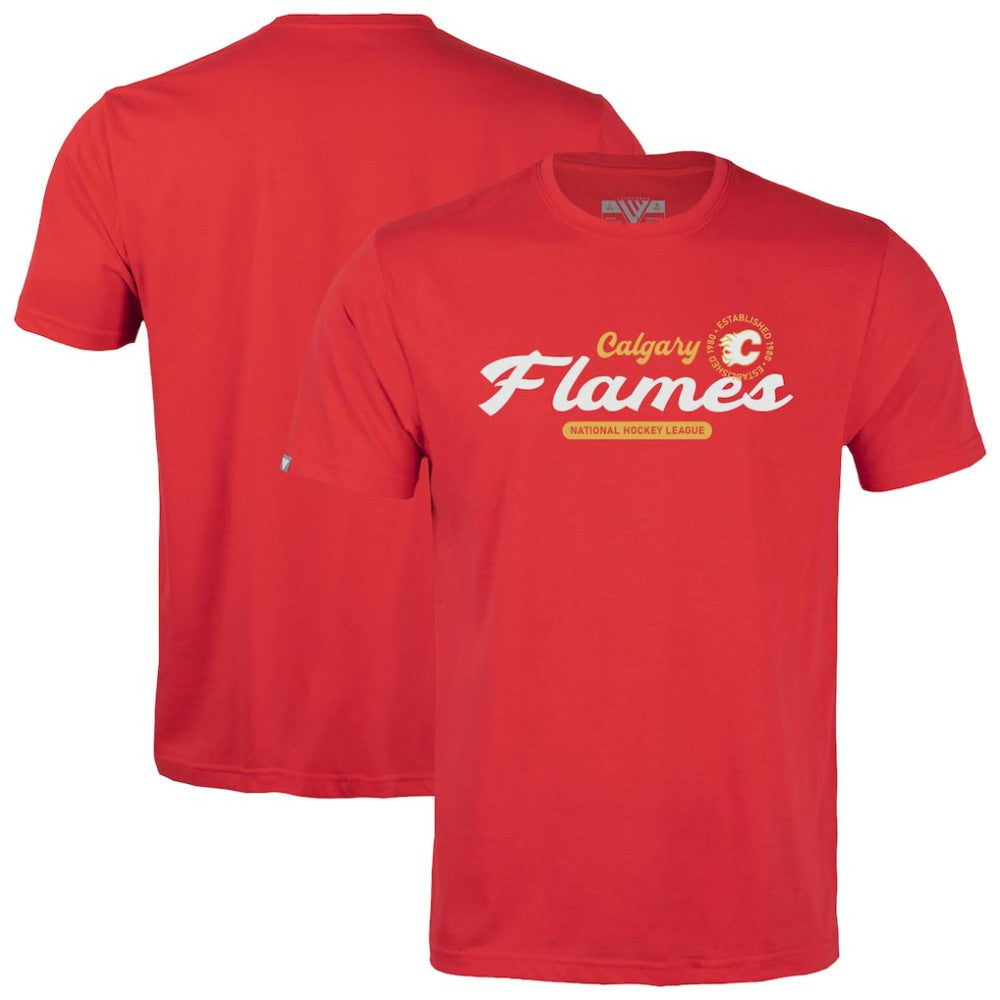 NHL Red Calgary Flames Levelwear Youth Little Richmond Monument T-Shirt
