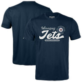 NHL Navy Winnipeg Jets Levelwear Youth Little Richmond Monument T-Shirt
