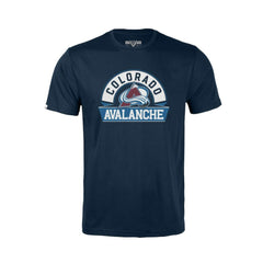 NHL Navy Colorado Avalanche Levelwear Youth Little Richmond Banner Arch T-Shirt