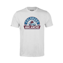NHL White Colorado Avalanche Levelwear Youth Little Richmond Banner Arch T-Shirt