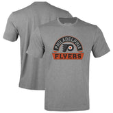 NHL Gray Philadelphia Flyers Levelwear Youth Little Richmond Banner Arch T-Shirt