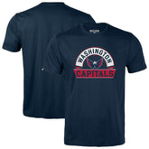 NHL Navy Washington Capitals Levelwear Youth Little Richmond Banner Arch T-Shirt