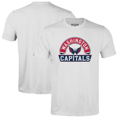 NHL White Washington Capitals Levelwear Youth Little Richmond Banner Arch T-Shirt