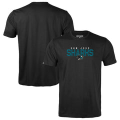 NHL Black San Jose Sharks Levelwear Youth Little Richmond Carve T-Shirt