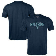 NHL Deep Sea Blue Seattle Kraken Levelwear Youth Little Richmond Carve T-Shirt