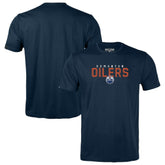 NHL Navy Edmonton Oilers Levelwear Youth Little Richmond Carve T-Shirt