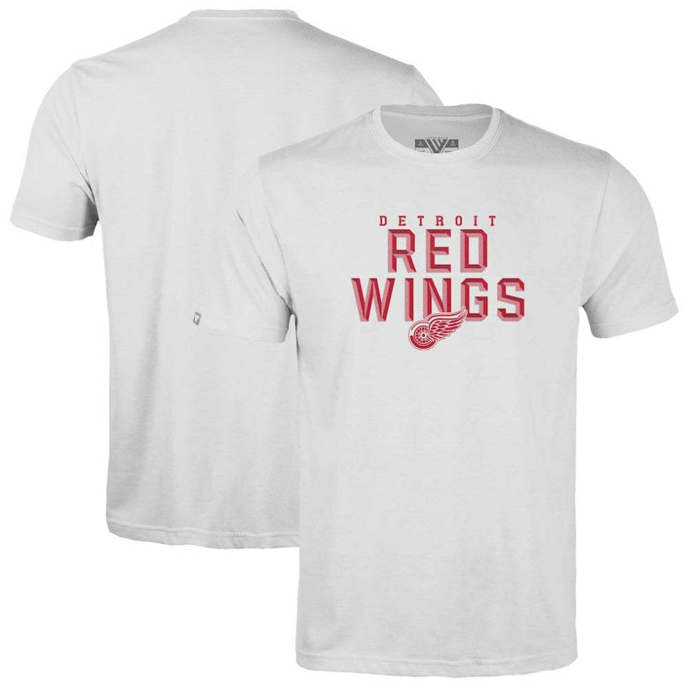 NHL White Detroit Red Wings Levelwear Youth Little Richmond Carve T-Shirt