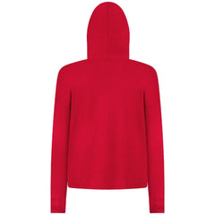 NHL Red New York Rangers Levelwear Women's Sweet Monument Tri-Blend Cropped Pullover Hoodie