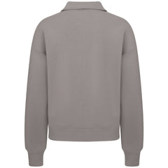 NHL Gray Vancouver Canucks Levelwear Women's Canmore Quarter-Zip Pullover