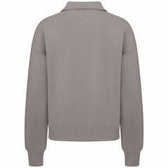 NHL Gray Detroit Red Wings Levelwear Women's Canmore Quarter-Zip Pullover
