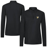 NHL Black Pittsburgh Penguins Levelwear Women's Upright Quarter-Zip Pullover