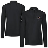 NHL Black Philadelphia Flyers Levelwear Women's Upright Quarter-Zip Pullover