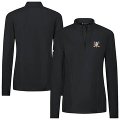 NHL Black Anaheim Ducks Levelwear Women's Upright Quarter-Zip Pullover