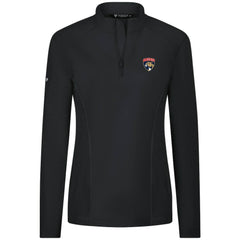 NHL Black Florida Panthers Levelwear Women's Upright Quarter-Zip Pullover