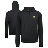 NHL Black Pittsburgh Penguins Levelwear Technic Quarter-Zip Pullover Hoodie