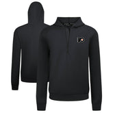 NHL Black Philadelphia Flyers Levelwear Technic Quarter-Zip Pullover Hoodie