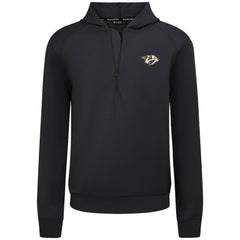 NHL Black Nashville Predators Levelwear Technic Quarter-Zip Pullover Hoodie